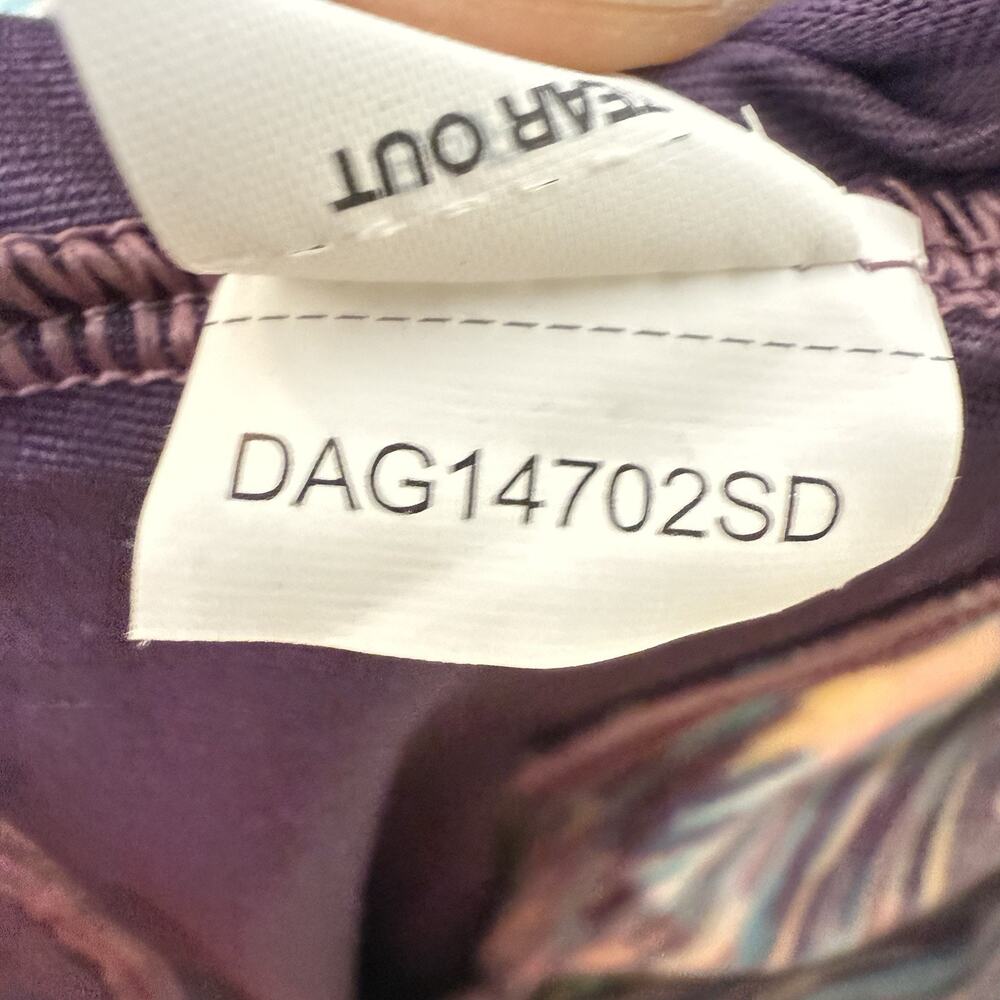 DSG Shelf Bra Tank Girls XL 16 Momentum Top Teal Burst Space Dye NWT - Picture 11 of 12